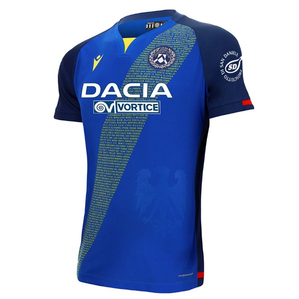 Tailandia Camiseta Udinese Segunda equipo 2020-21 Azul